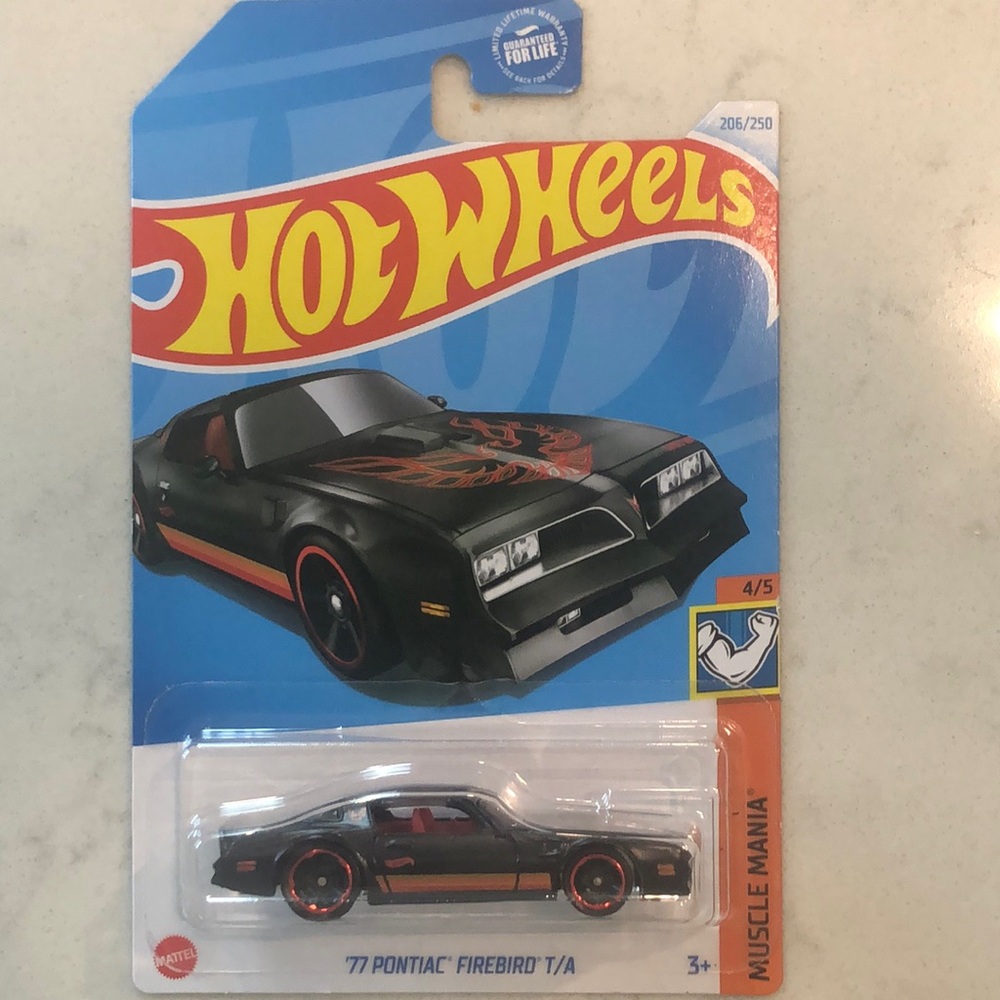 Black '77 Pontiac Firebird T/A Toy Car
